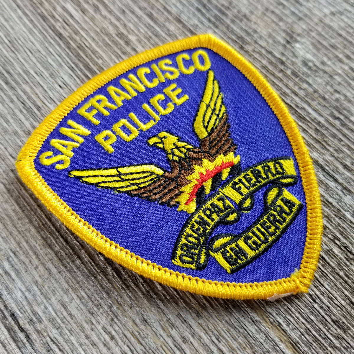 SAN FRANCISCO POLICE DEPARTMENT SHOULDER PATCH