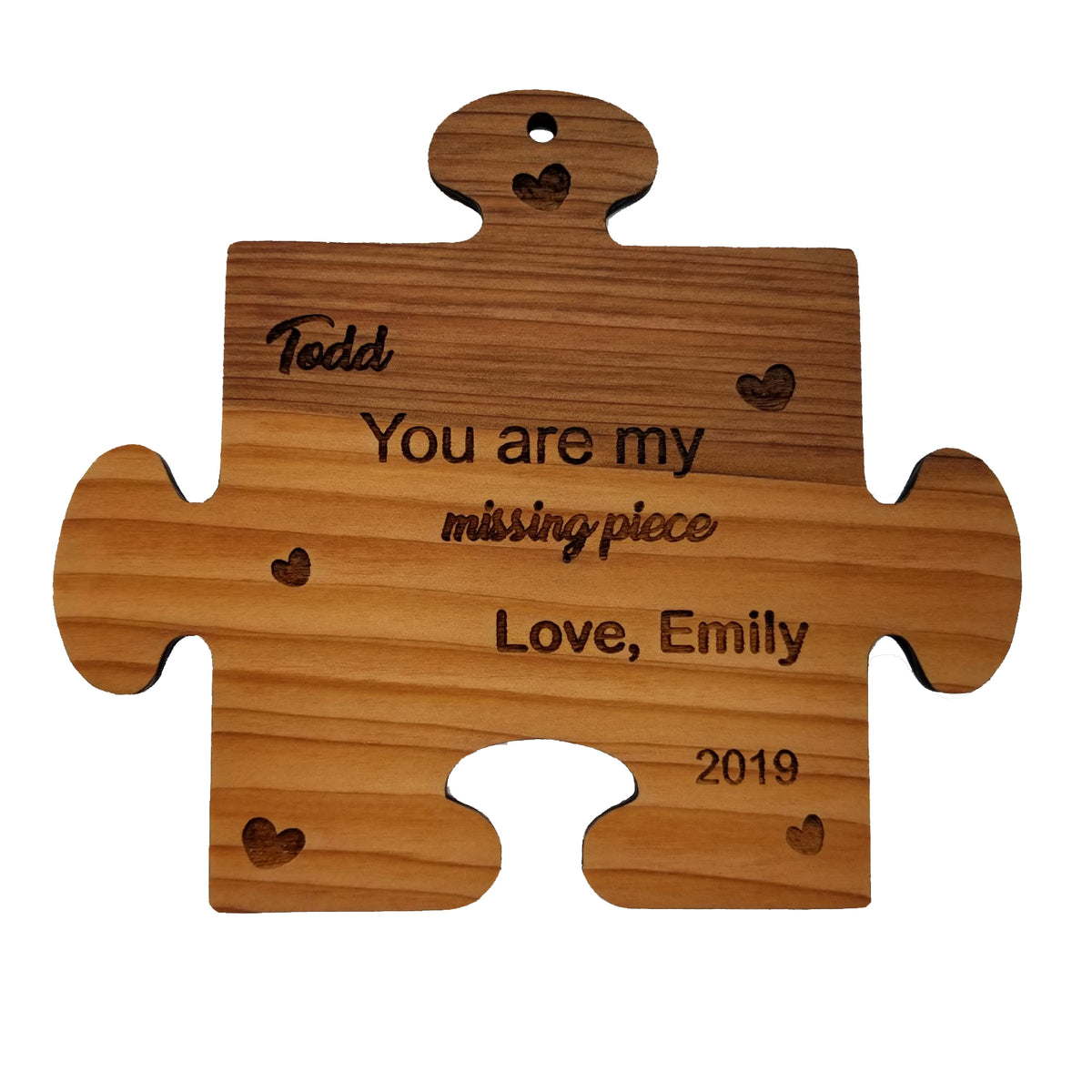 You Are My Missing Piece Couple Gift Personalized Poster - Woohops