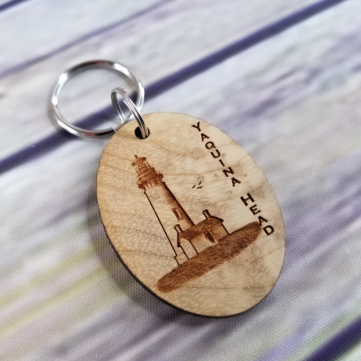 BEARDED WOODCRAFT - CITY SKYLINE KEYCHAIN