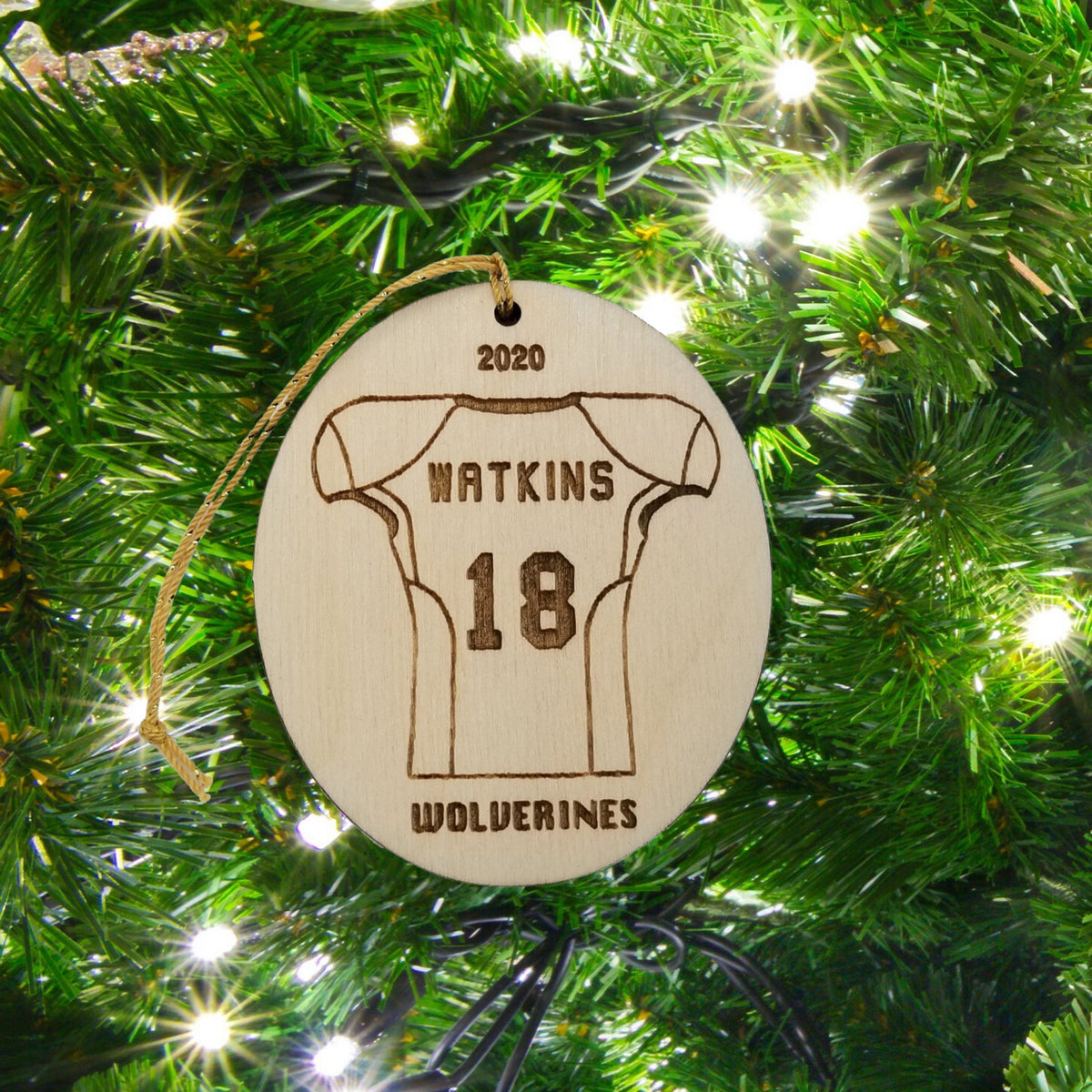 Personalized Baseball Player Christmas Ornament -Great Gift Idea