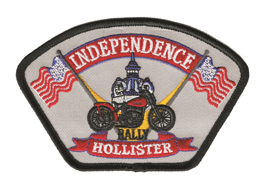 INDEPENDENCE RALLY HOLLISTER embroidered patch