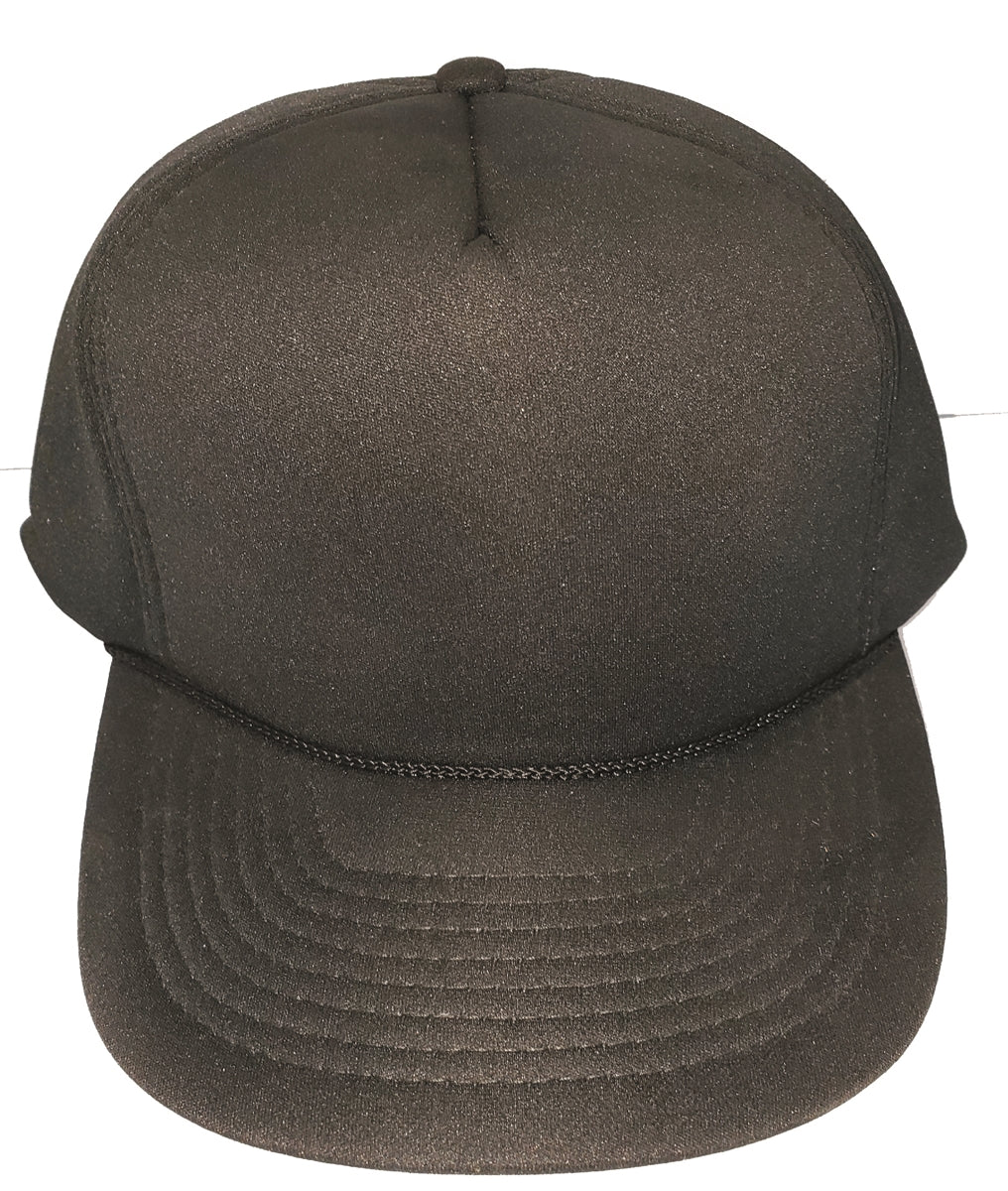 Foam lined baseball cap.