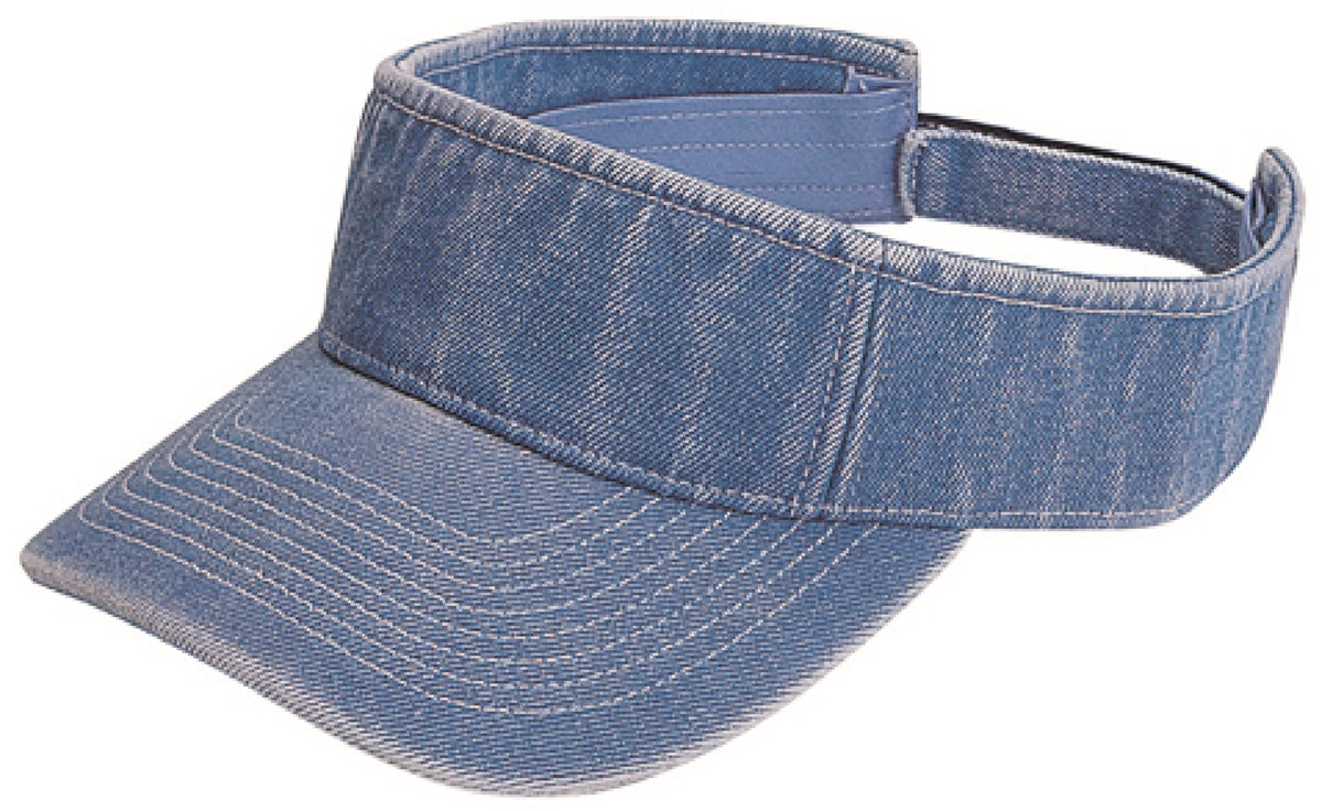 denim visor