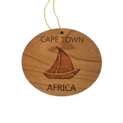 Wholesale Cape Town Africa Ornament - Handmade Wood Souvenir