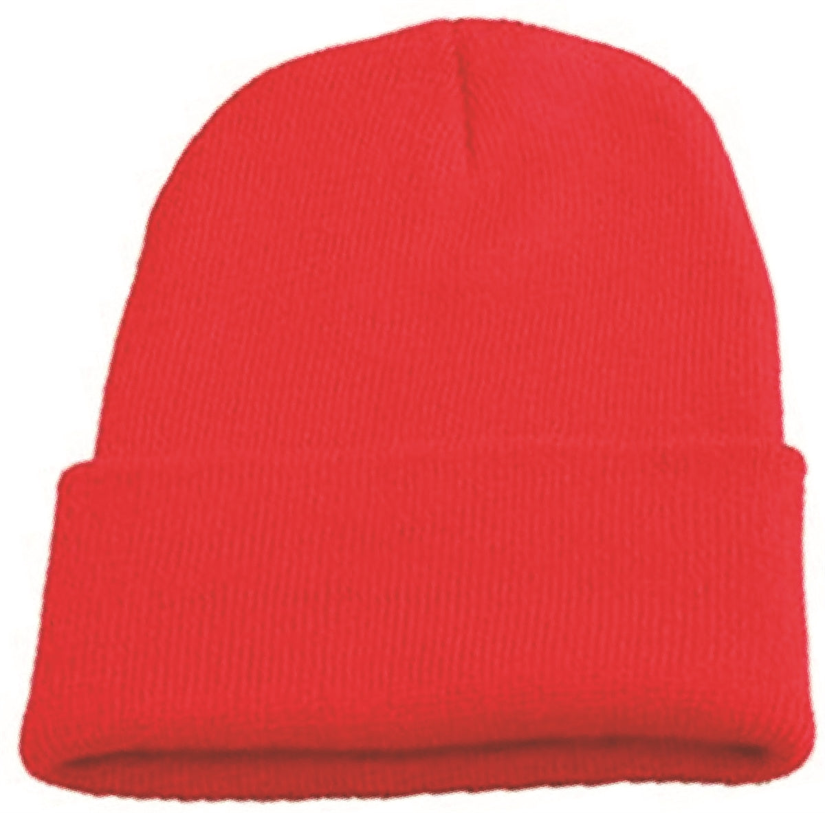 beanie: knit, cuffed, acrylic.