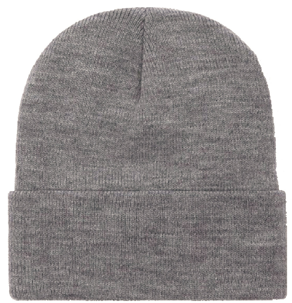 beanie: knit, cuffed, acrylic.