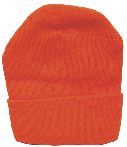 beanie: knit, cuffed, acrylic.