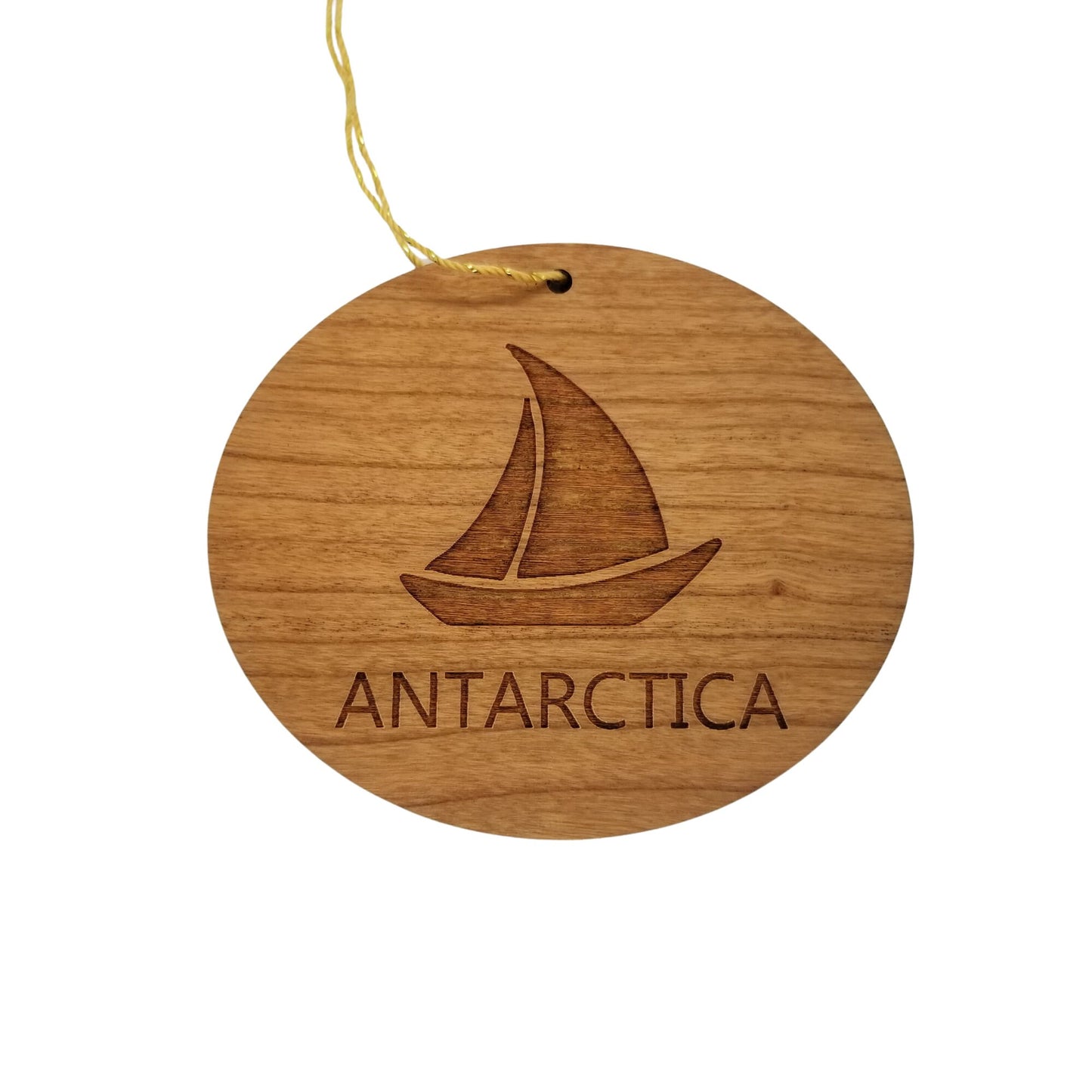 Wholesale Antarctica Ornament - Handmade In the USA Wood Souvenir