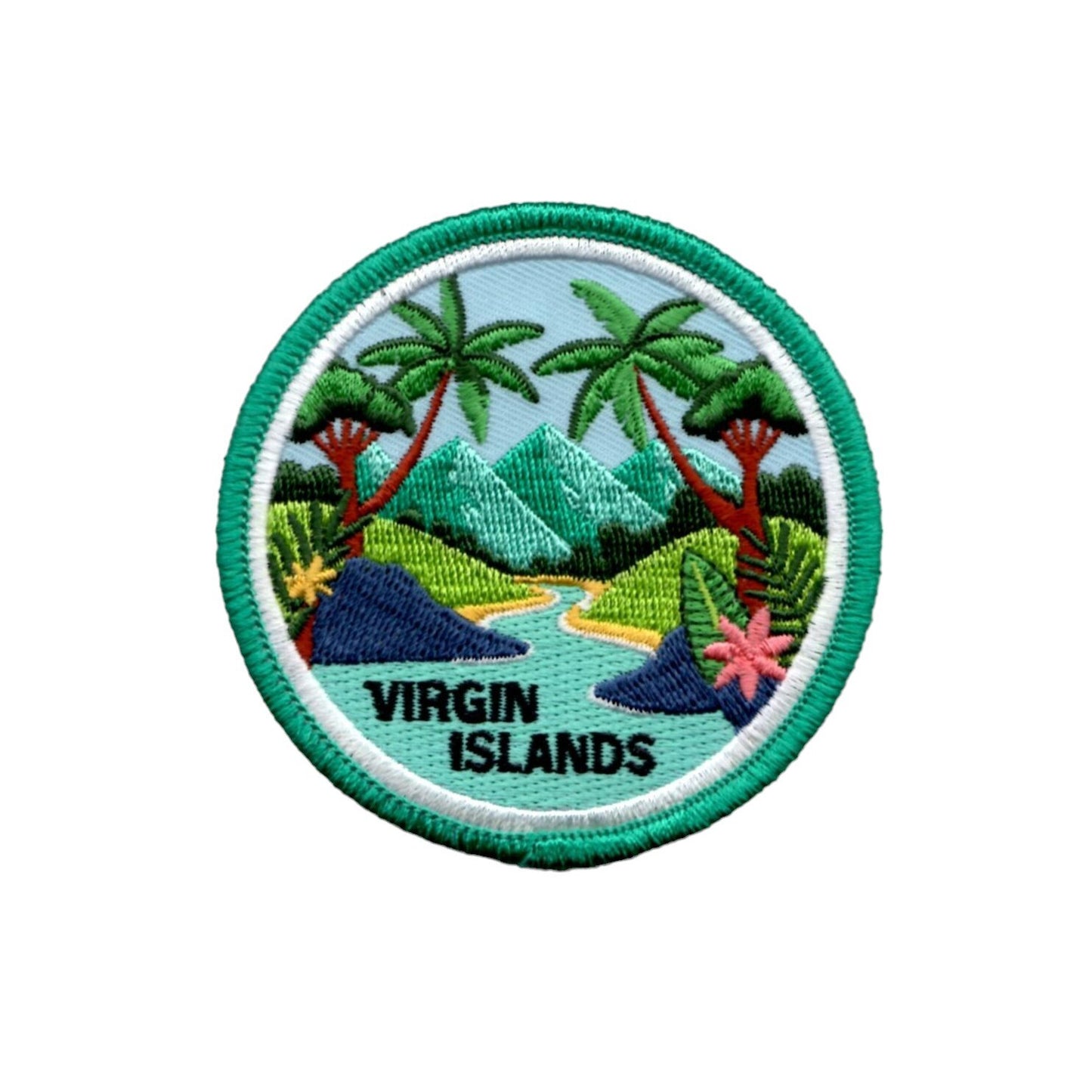 Wholesale Virgin Islands Patch – Travel Gift – Iron On 3 Inch