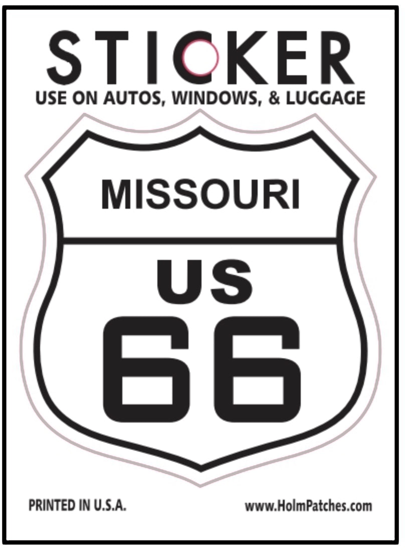 MISSOURI US 66 sticker, route 66