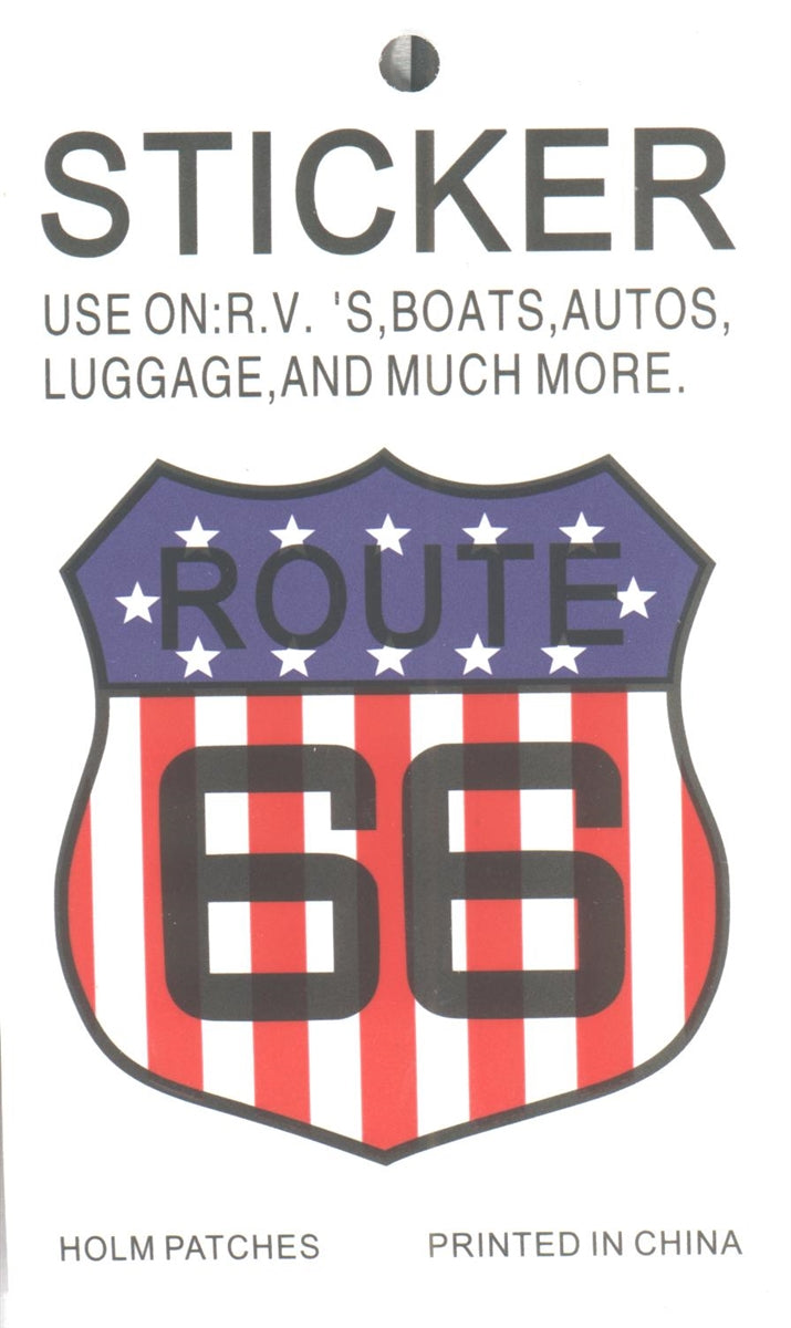 ROUTE US 66 flag sticker