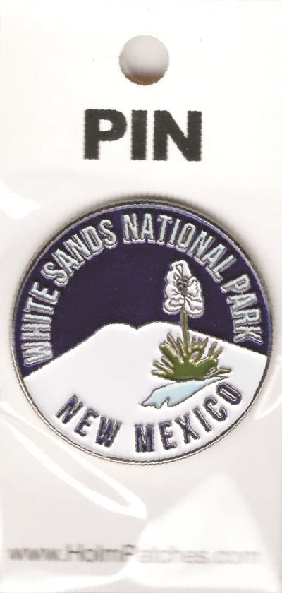 WHITE SANDS NATIONAL PARK NEW MEXICO hat pin, NM