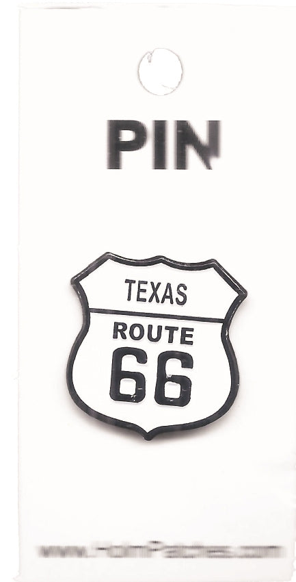 TEXAS ROUTE 66 hat pin, TX