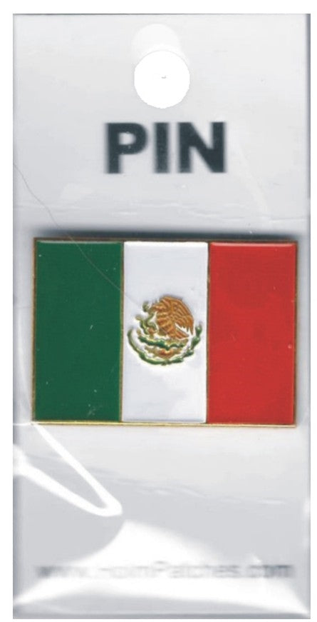 Mexico flag hat pin