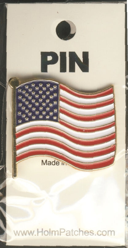 U.S. wavy flag hat pin - 0475-6836