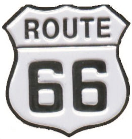 ROUTE 66 hat pin.