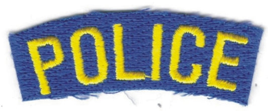 POLICE embroidered patch