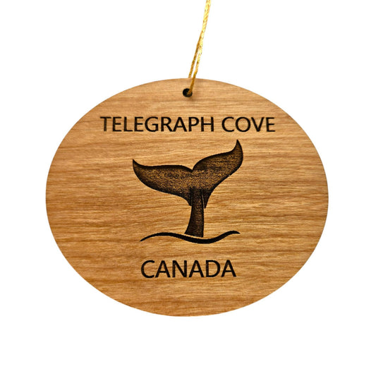 Wholesale Telegraph Cove Canada Ornament - Handmade Wood Souvenir