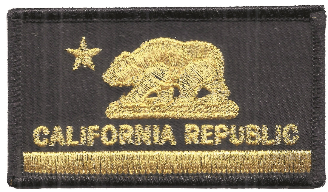 CALIFORNIA REPUBLIC flag embroidered patch