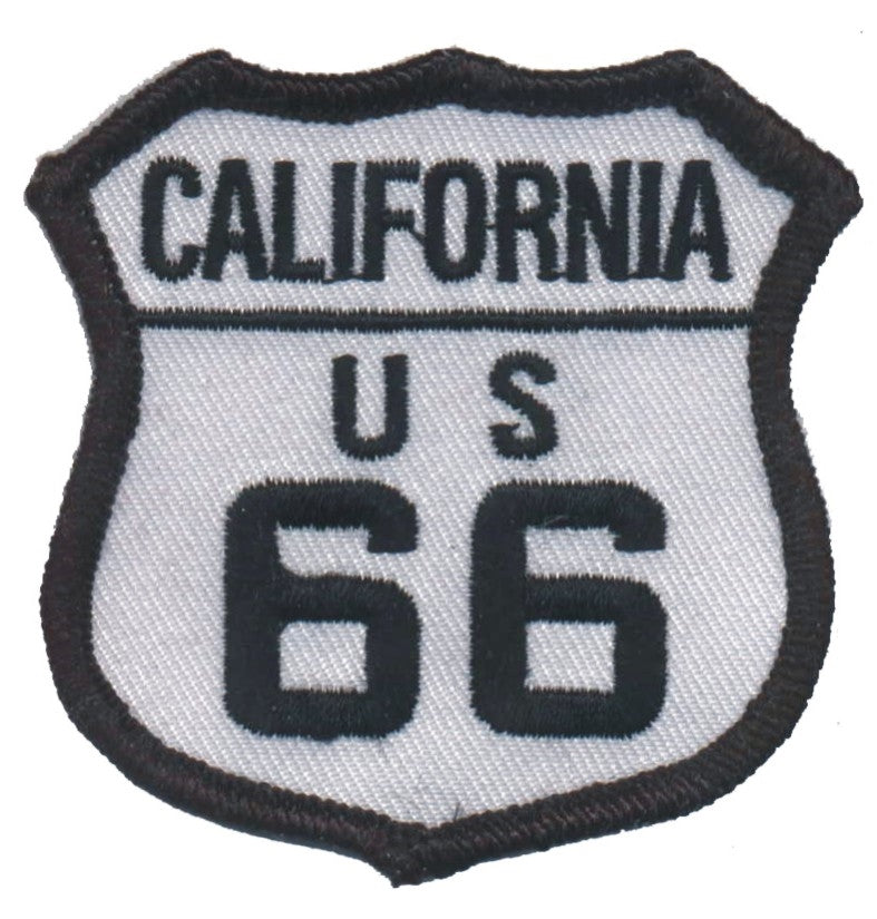 CALIFORNIA US 66 souvenir embroidered patch, route 66