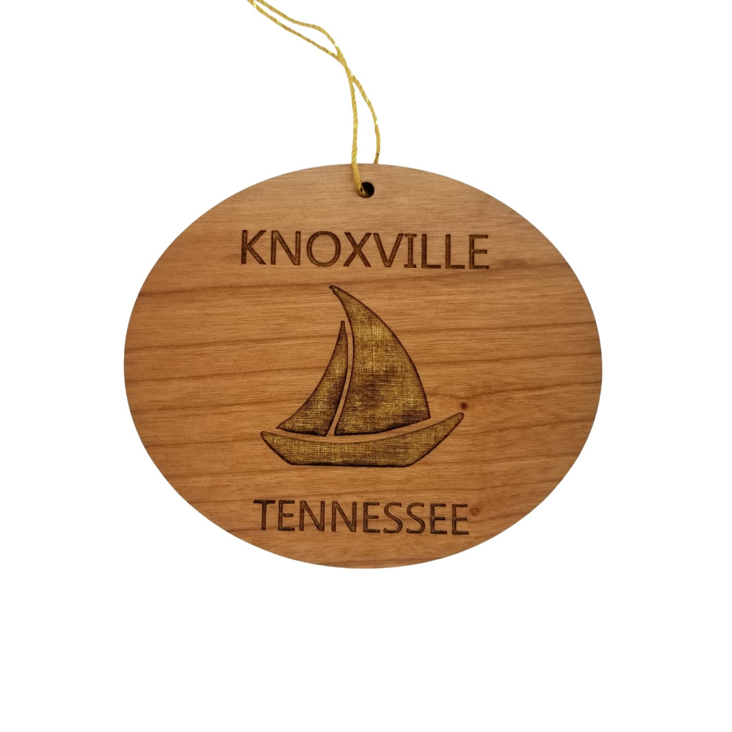 Wholesale Knoxville Tennessee Ornament - Handmade Wood Souvenir