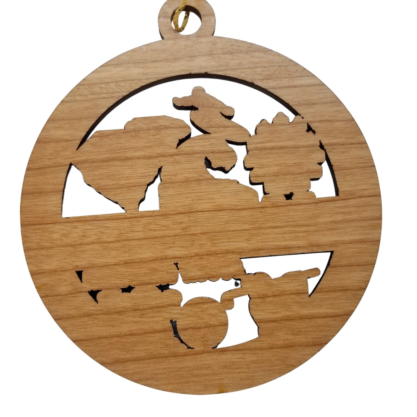 Wholesale South Carolina Wood Ornament -  SC Souvenir - Handmade