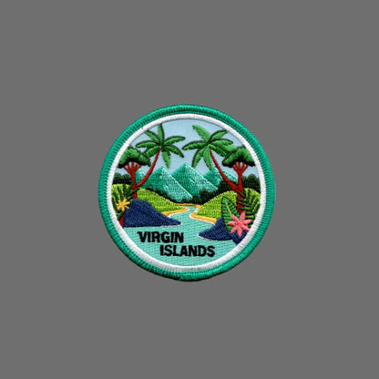 Wholesale Virgin Islands Patch – Travel Gift – Iron On 3 Inch