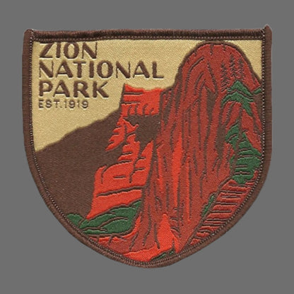 Utah Patch – Zion National Park - Travel Patch – Souvenir Patch 2.5" Iron On Sew On Embellishment Applique