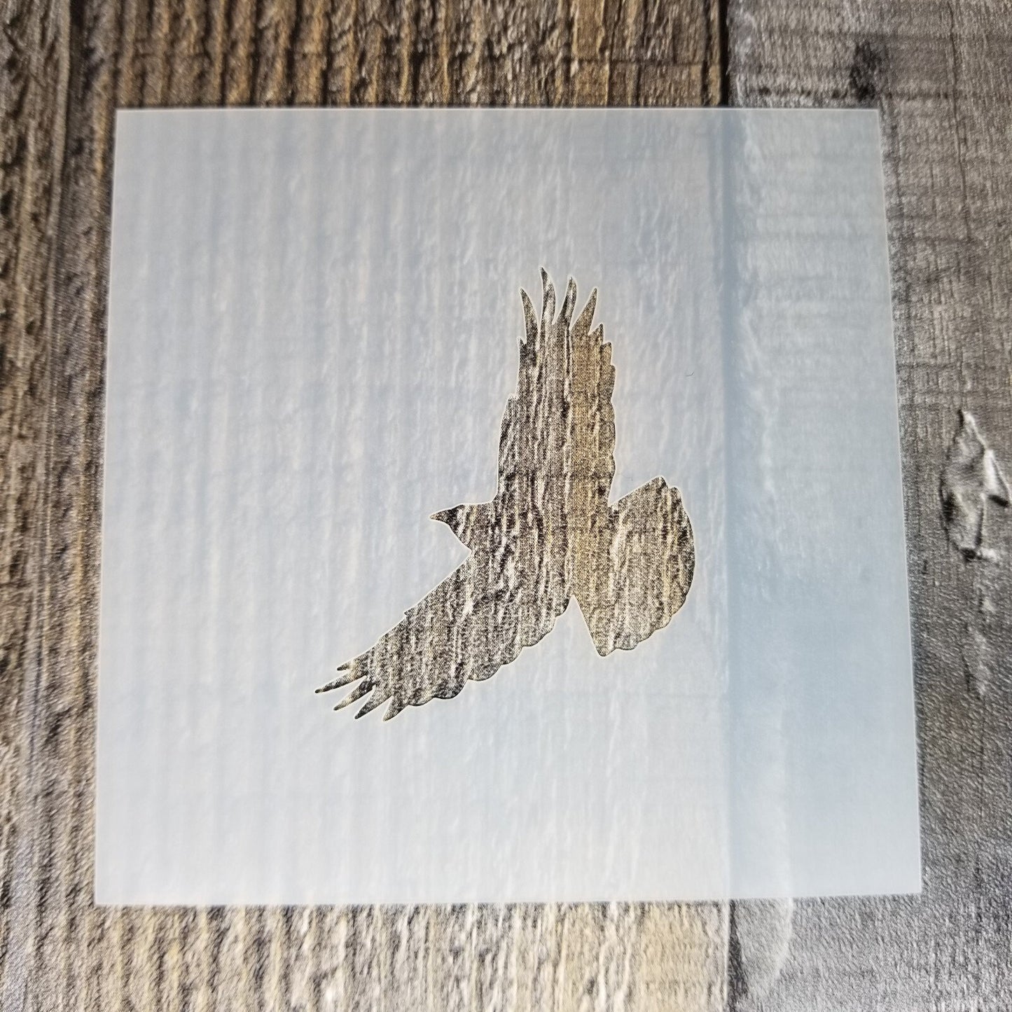 Flying Bird Stencil Reusable Food Safe Sign Painting Decorating Cookie Stencil Eagle Hawk Stencil