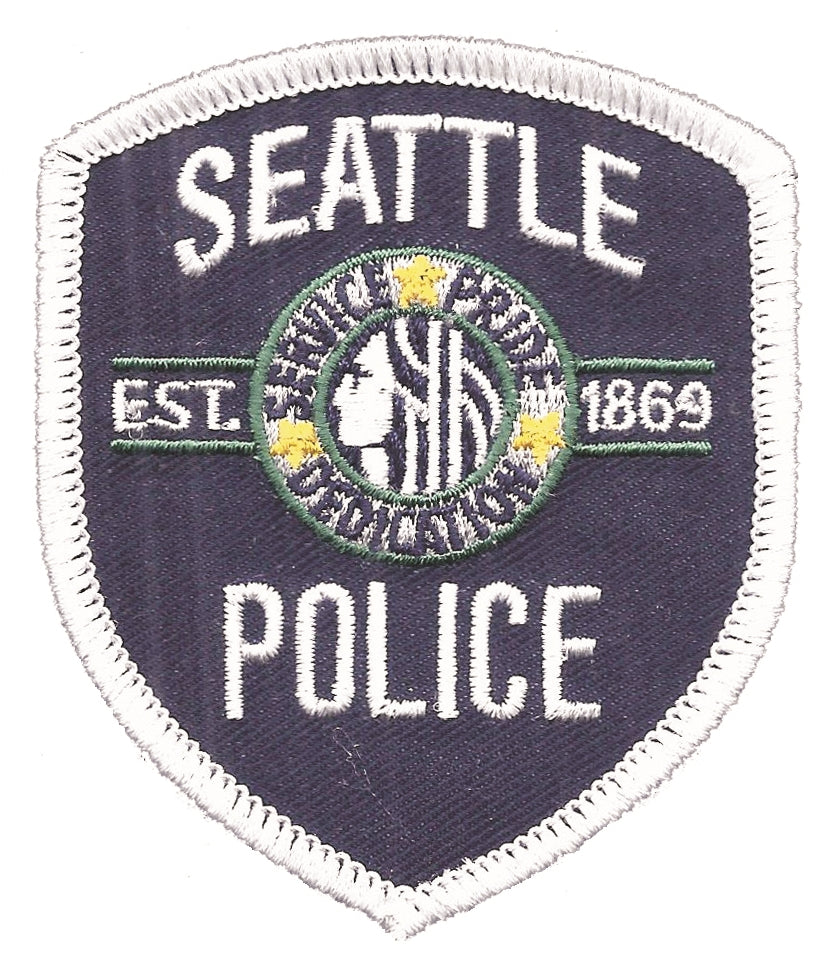 SEATTLE POLICE souvenir embroidered patch.