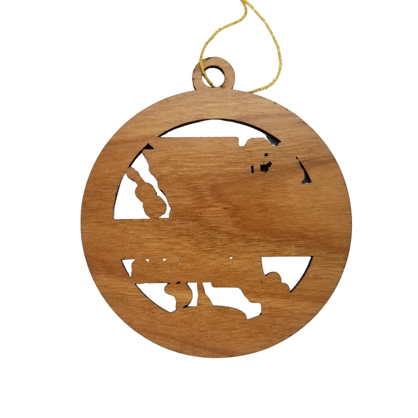 Wholesale Arkansas Wood Ornament - AR Souvenir - Handmade In The USA