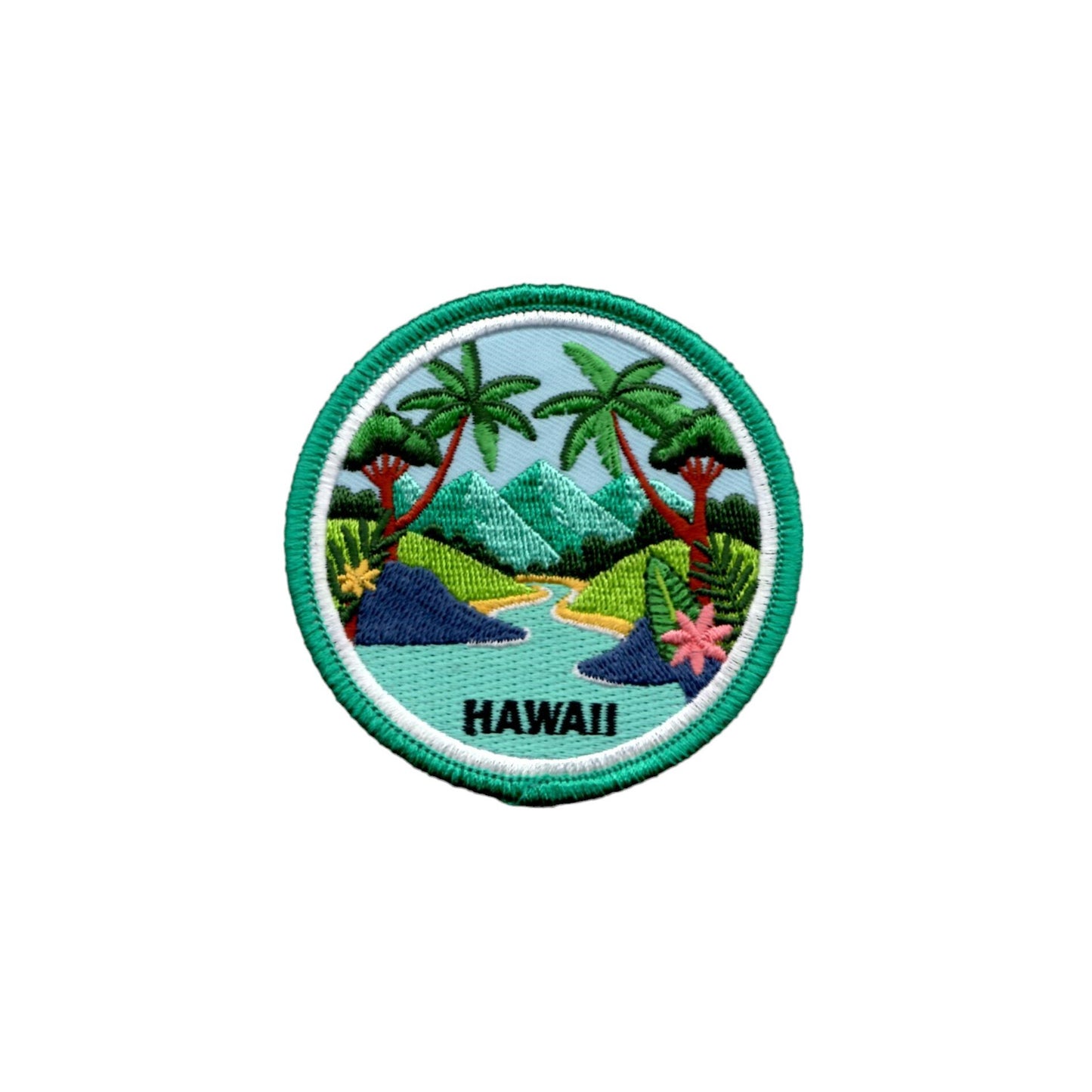 Wholesale Hawaii Patch – HI Travel Gift – Iron On 3 Inch