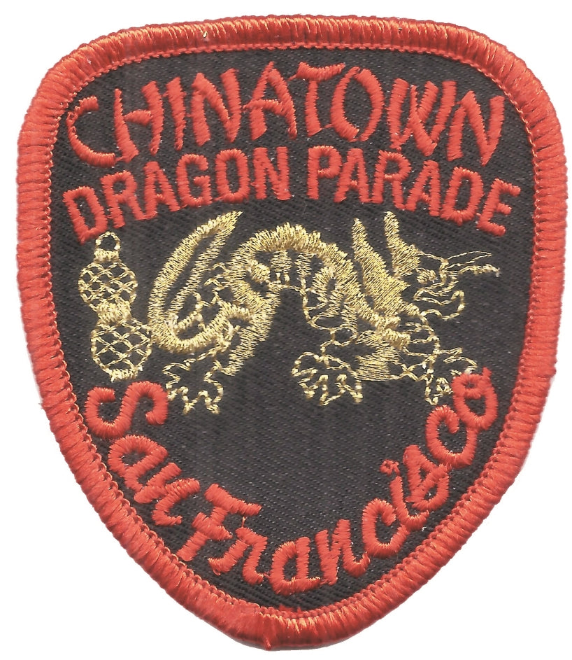 San Francisco CHINATOWN DRAGON PARADE souvenir embroidered patch