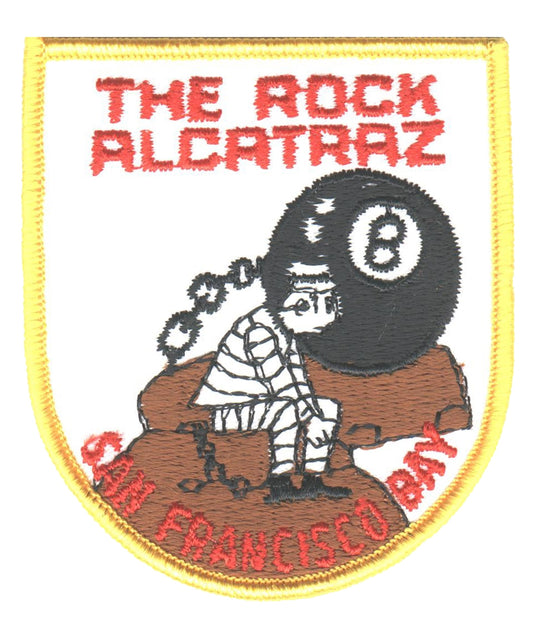 THE ROCK, SAN FRANCISCO BAY souvenir patch.