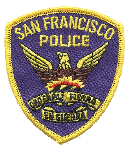 SAN FRANCISCO POLICE souvenir embroidered patch