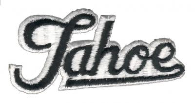 Tahoe script souvenir embroidered patch