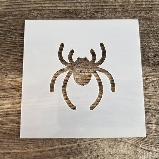 Spider Stencil Reusable Food Safe Halloween Fall Cookie Painting Decorating Cookie Stencil Rounded Spider Body