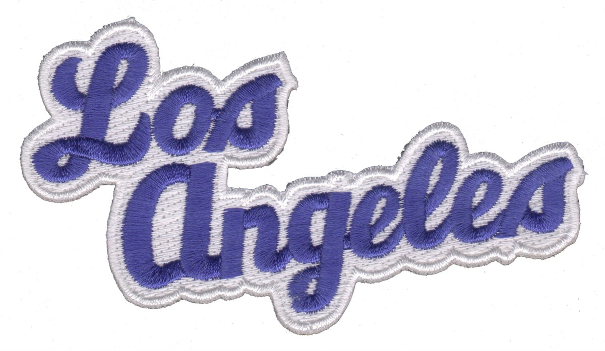 Los Angeles script souvenir embroidered patch