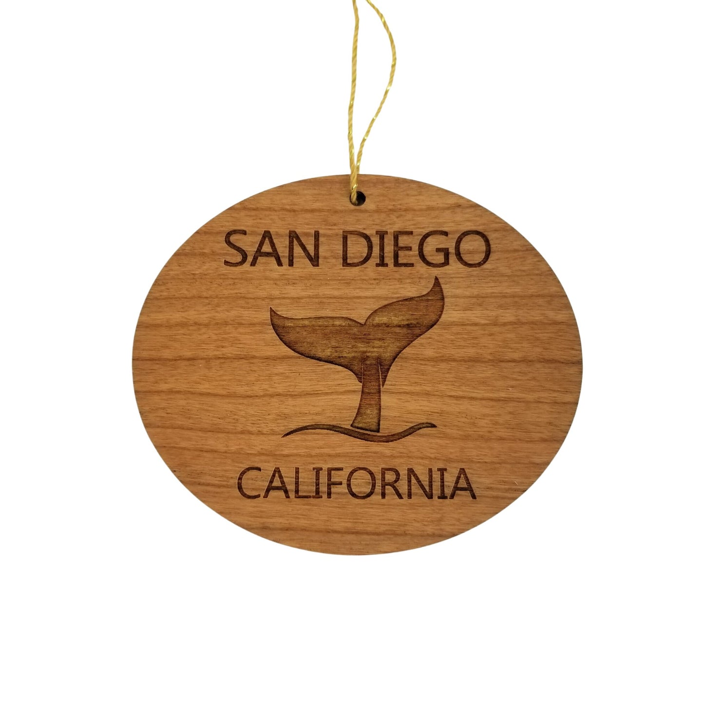 Wholesale San Diego Ornament - Handmade Wood Souvenir