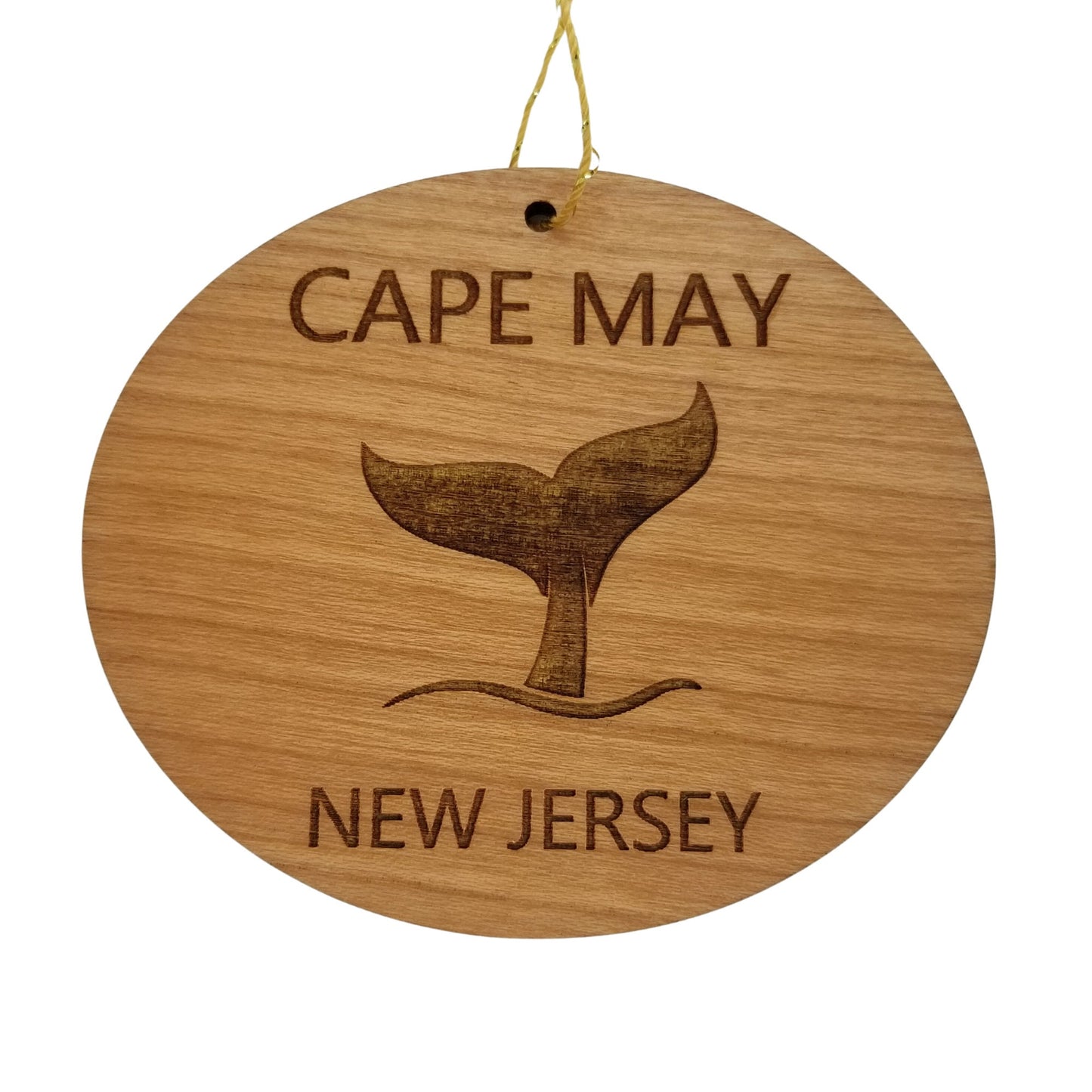 Wholesale Cape May New Jersey Ornament - Handmade Wood Souvenir