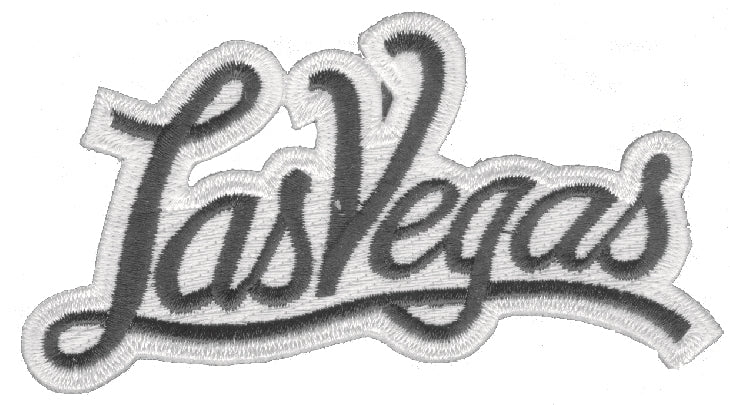 Las Vegas script souvenir embroidered patch