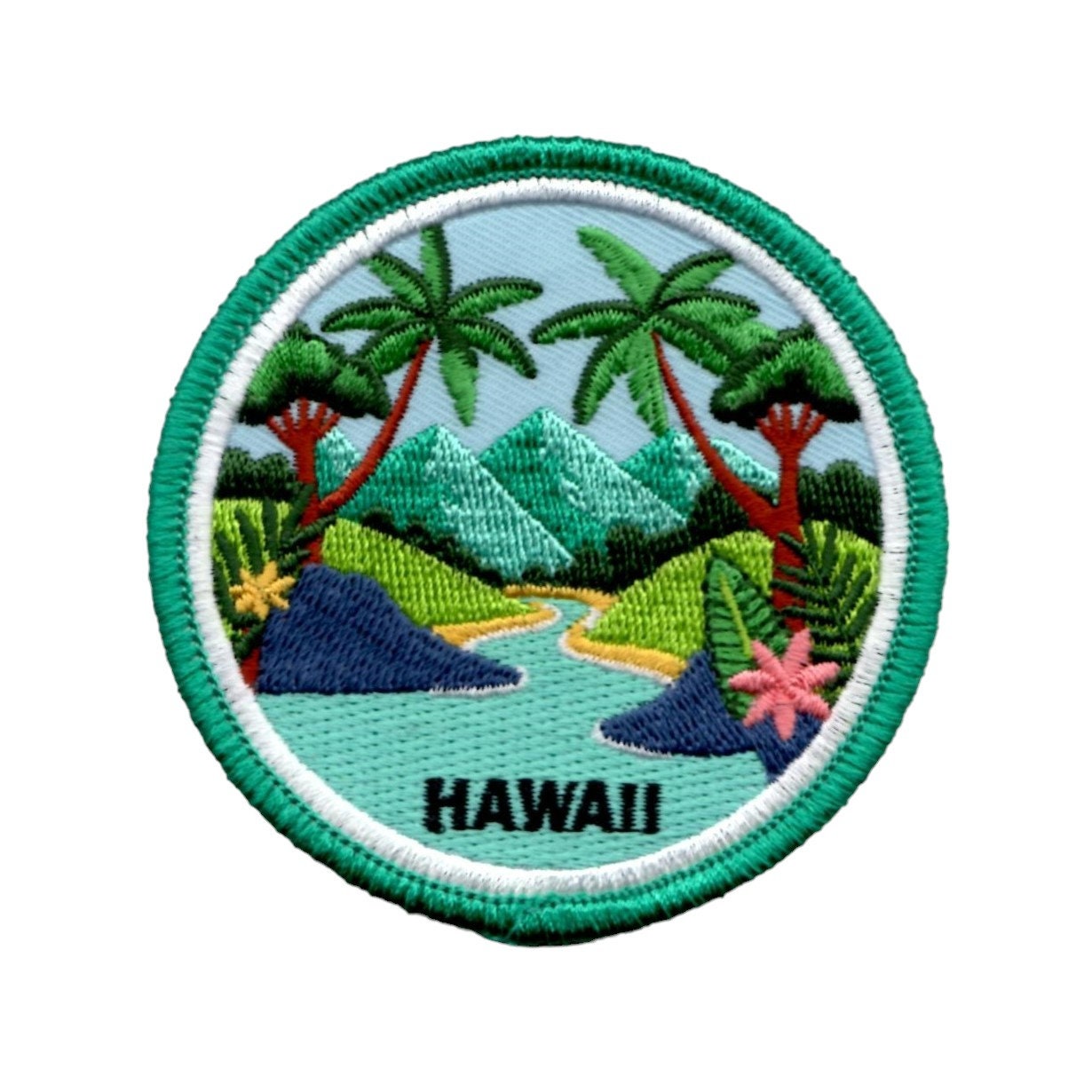 Wholesale Hawaii Patch – HI Travel Gift – Iron On 3 Inch