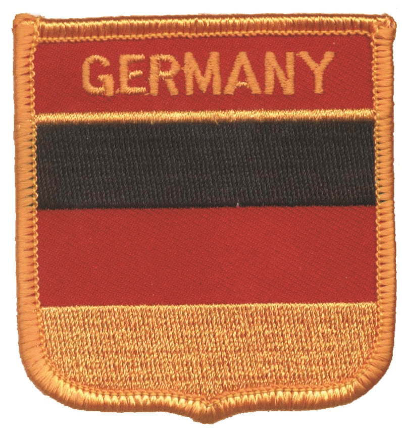 GERMANY medium flag shield souvenir embroidered patch