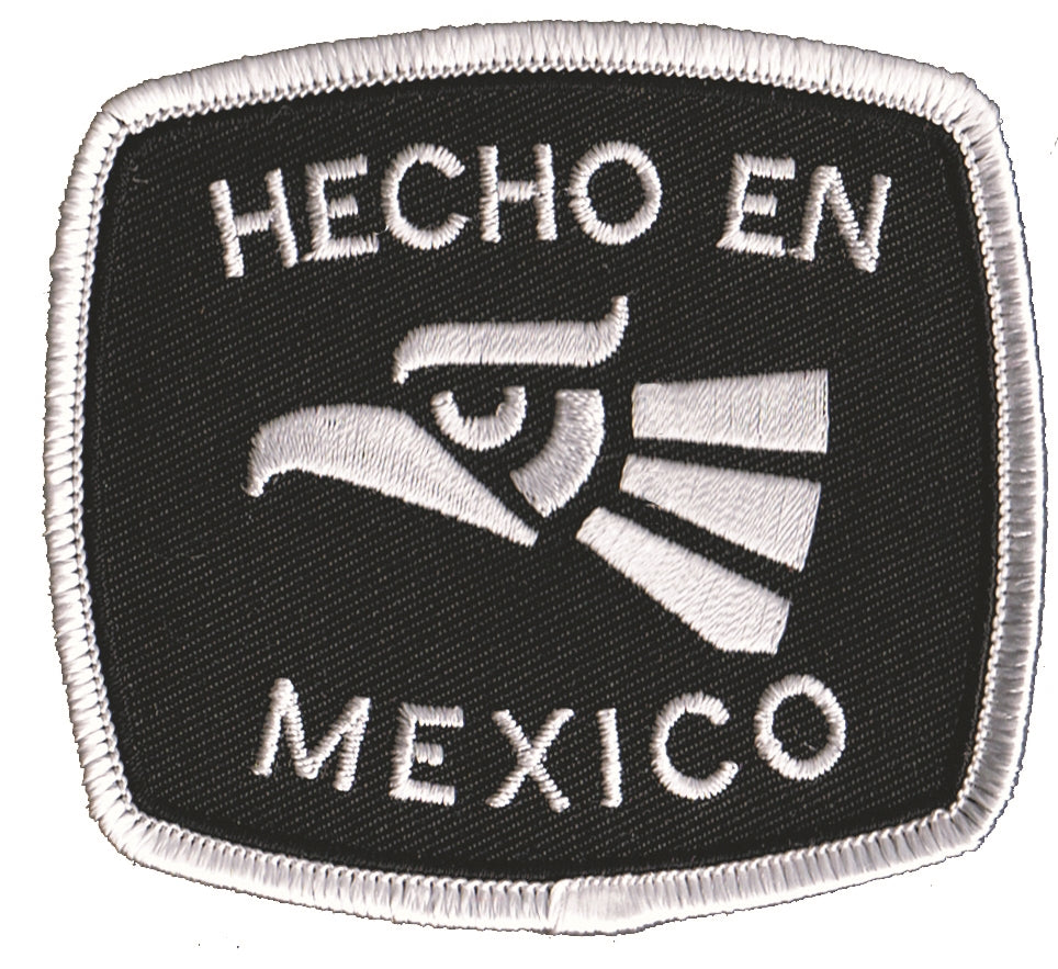 HECHO EN MEXICO embroidered patch