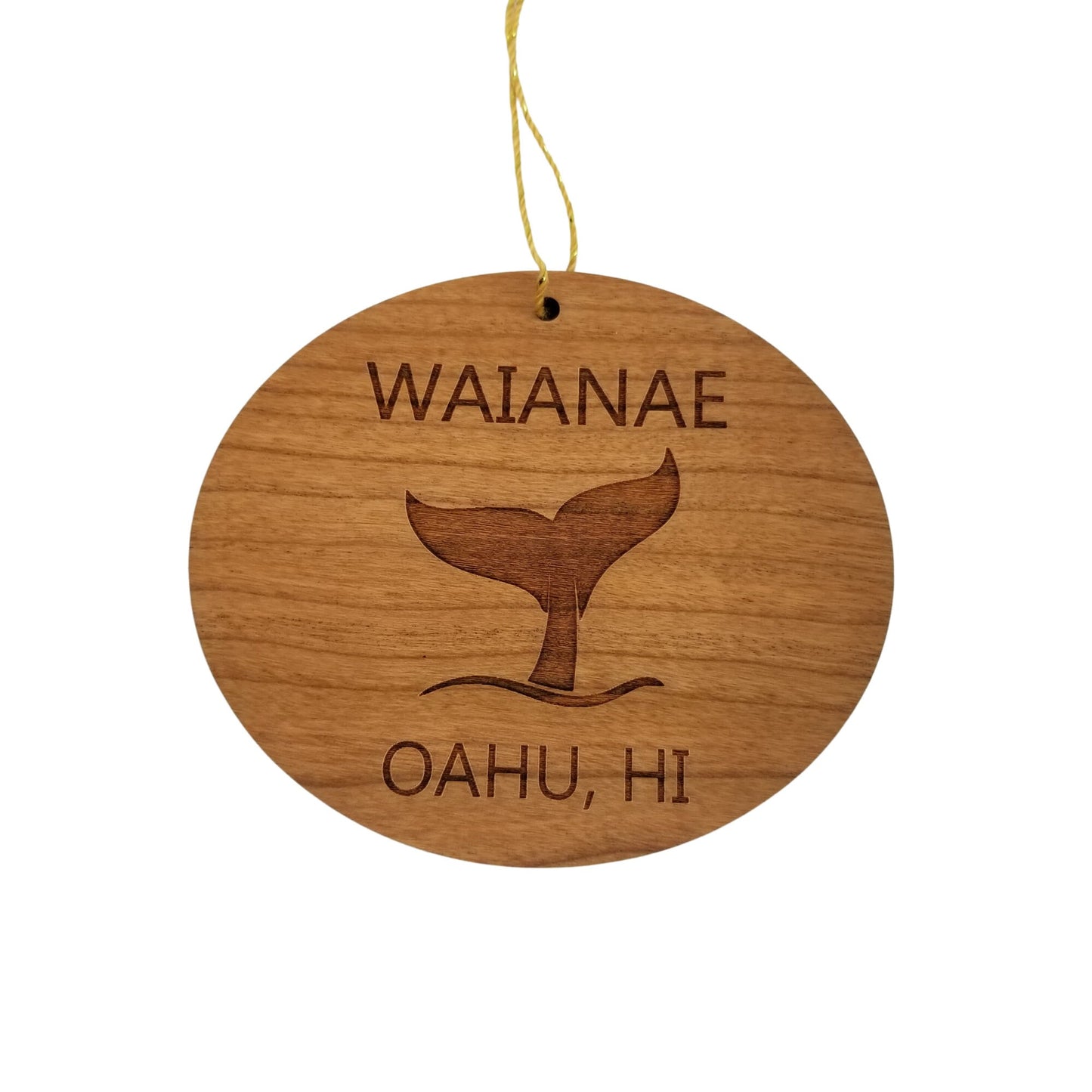 Wholesale Waianae Ornament - Handmade Wood Souvenir