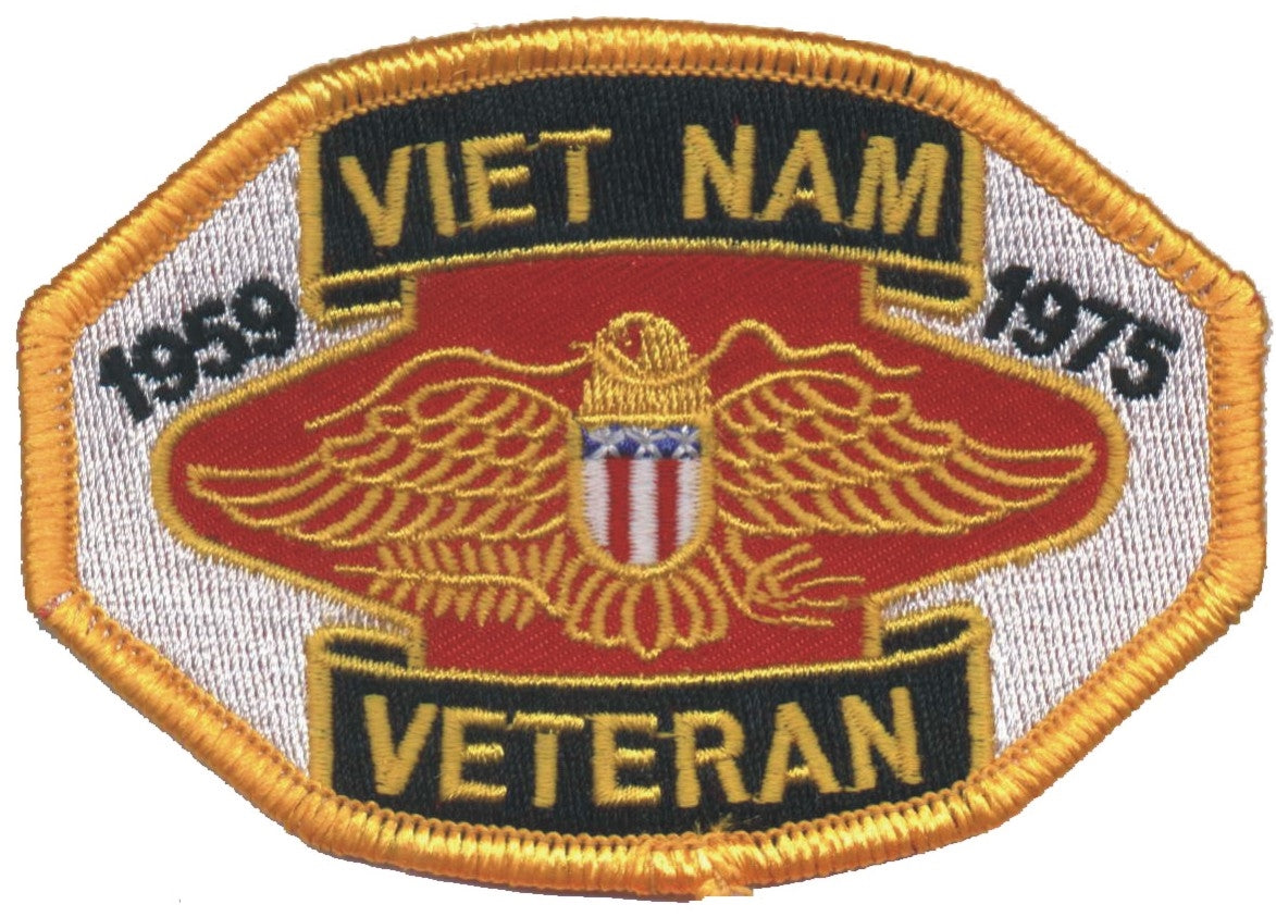 VIETNAM VETERAN 1959-1975 embroidered patch