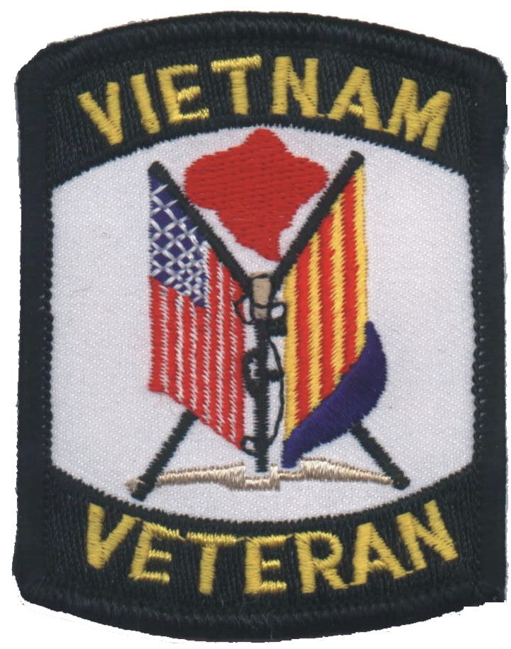 VIETNAM VETERAN embroidered patch