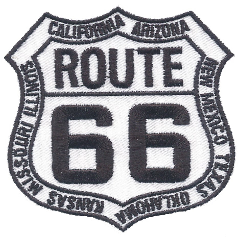 ROUTE 66 with state names souvenir embroidered patch