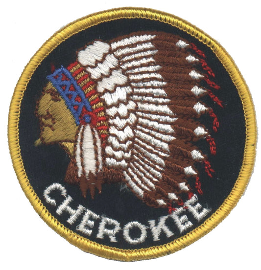 CHEROKEE Native American embroidered patch