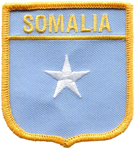 SOMALIA medium flag shield souvenir embroidered patch